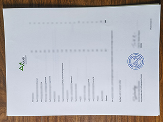 AKAD University transcript