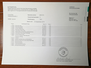 Fachhochschule Aachen transcript