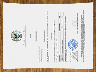 德国柏林自由大学成绩单