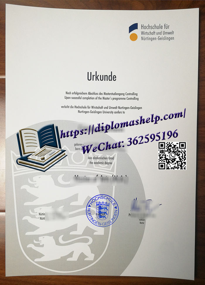尼尔廷根-盖斯林根大学文凭