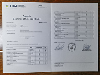 Technische Hochschule Mittelhessen zeugnis