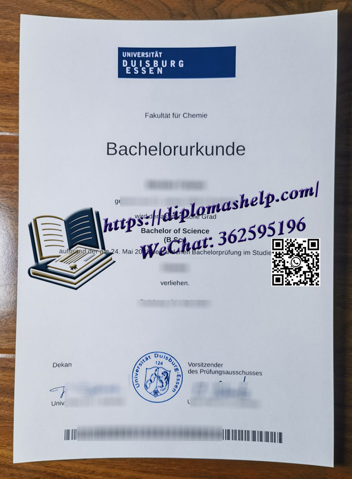 杜伊斯堡-埃森大学文凭