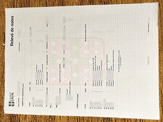 Université Laval transcript