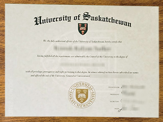 萨斯喀彻温大学毕业证书