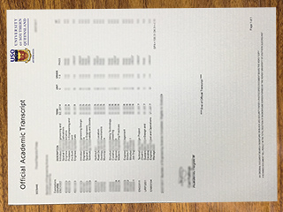 澳洲南昆士兰大学成绩单
