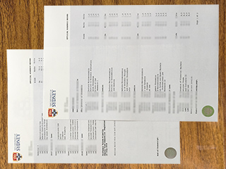 University of Sydney transcript