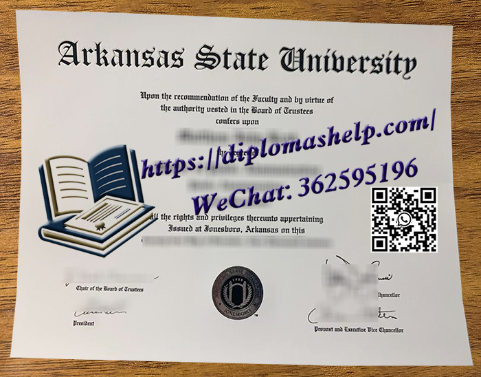 Arkansas State University diploma