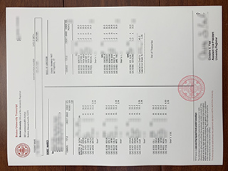 美国波士顿大学成绩单