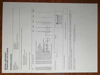 Brunel University of London transcript