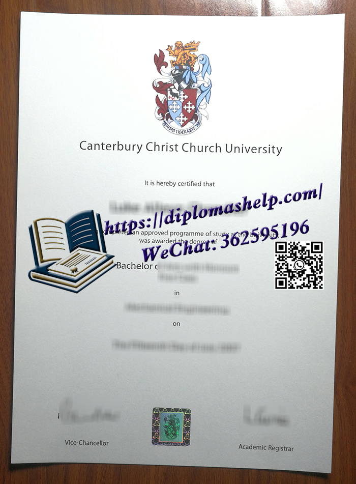 坎特伯雷基督教会大学文凭