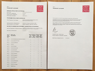 Cardiff University transcript