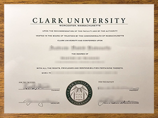 克拉克大学毕业证书