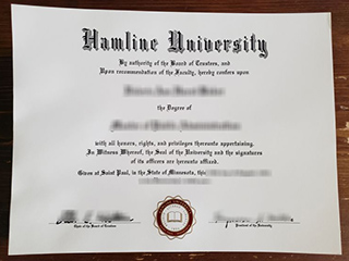 哈姆莱大学毕业证书