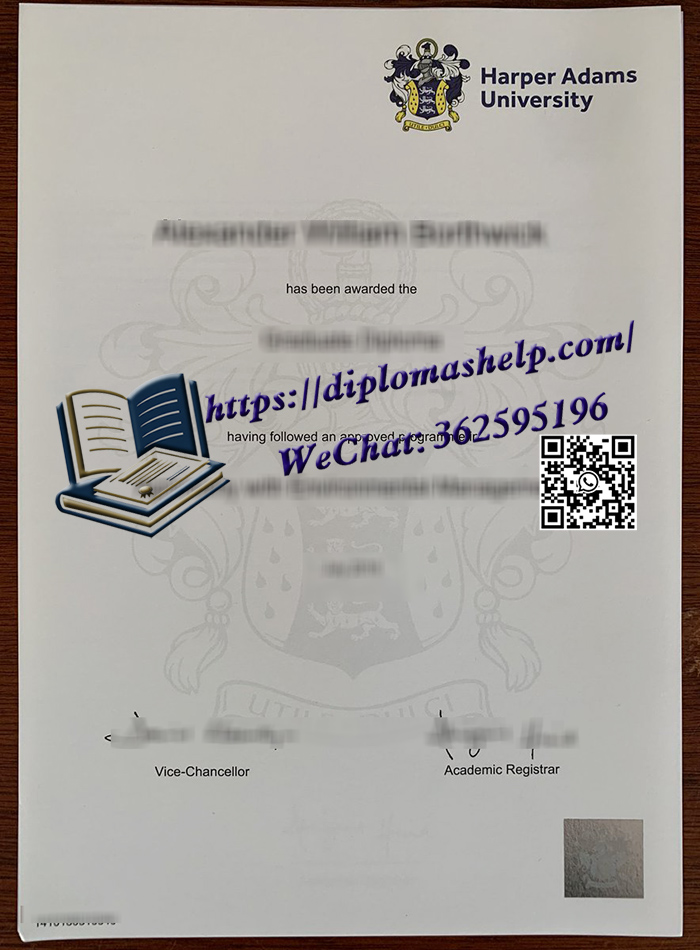 哈珀亚当斯大学文凭