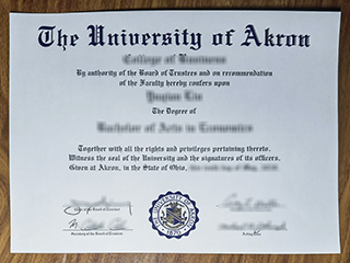 University of Akron degree