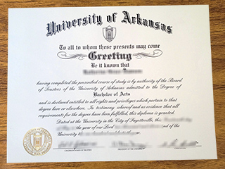 University of Arkansas degree