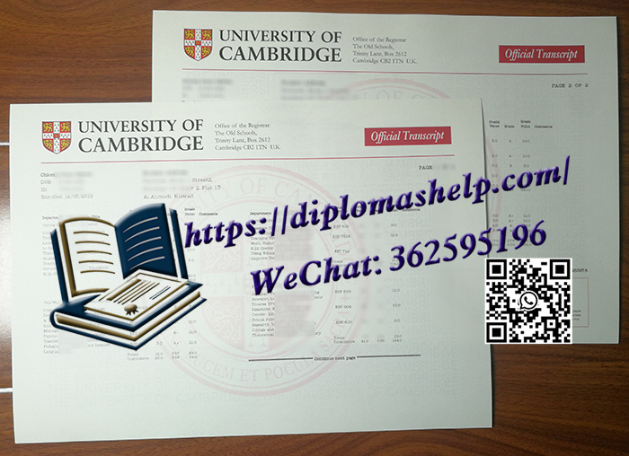 剑桥大学成绩单