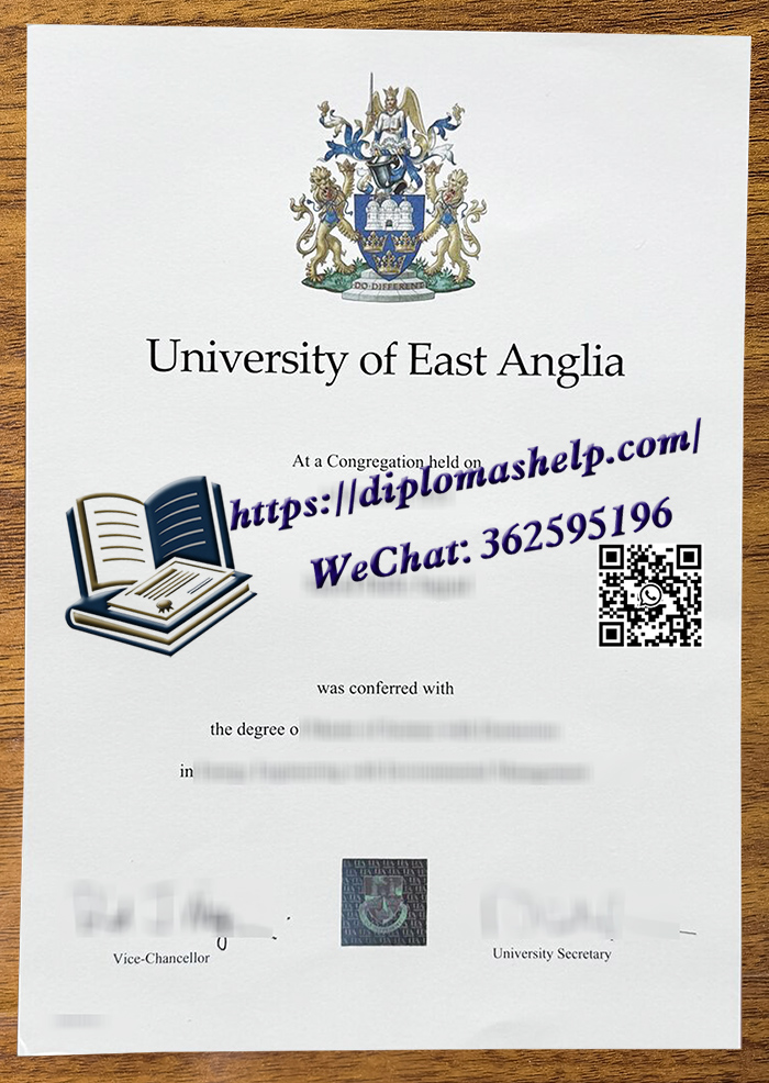东安格利亚大学文凭