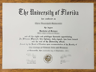 佛罗里达大学毕业证书