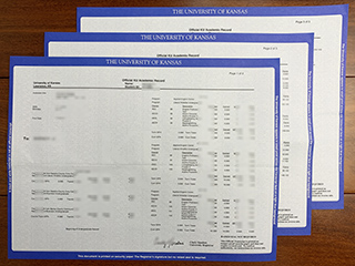 美国堪萨斯大学成绩单