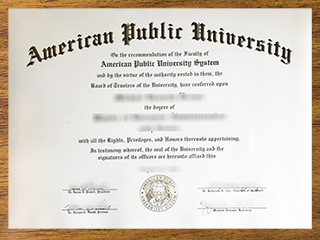 美国公立大学毕业证书