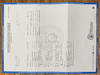 美国乔治华盛顿大学成绩单