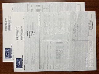 美国佩斯大学成绩单