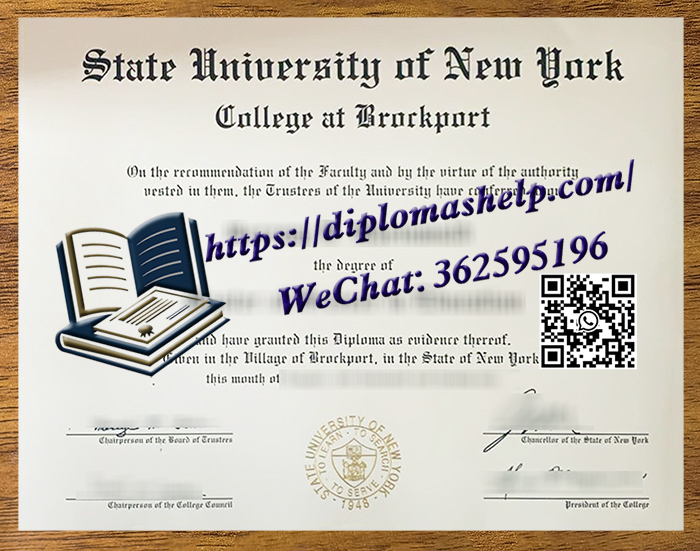 纽约州立大学布拉克波特学院文凭