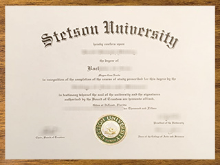 斯泰森大学毕业证书