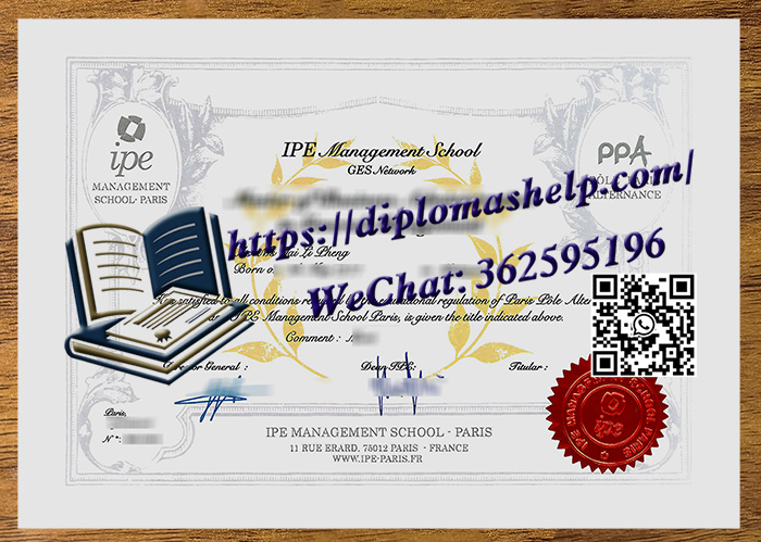 IPE Management School Paris diploma