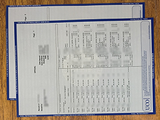 美国中央奥克拉荷马大学成绩单