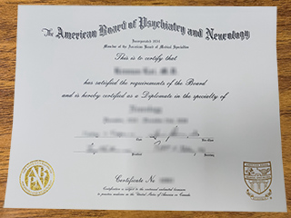 ABPN certificate