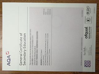 AQA certificate