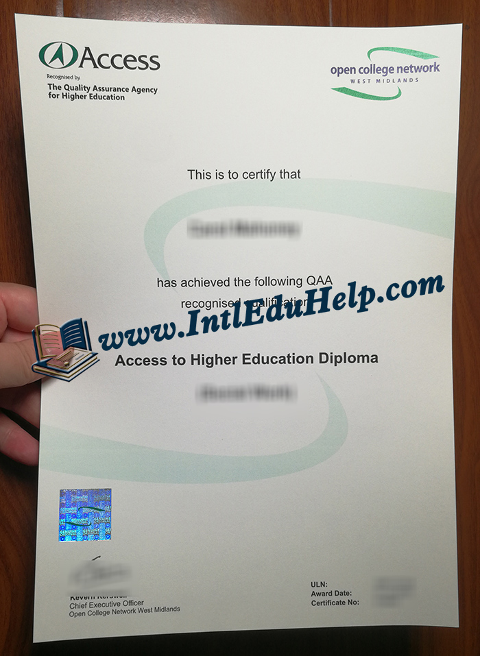 Access to Higher Education Diploma