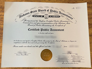 Alabama CPA license