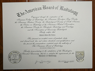 American Board of Radiology certification
