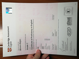 Cambridge CPE certificate