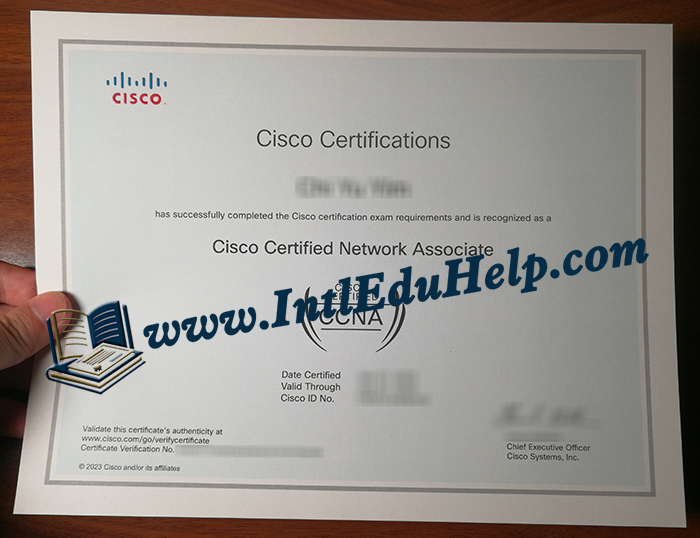CCNA certificate