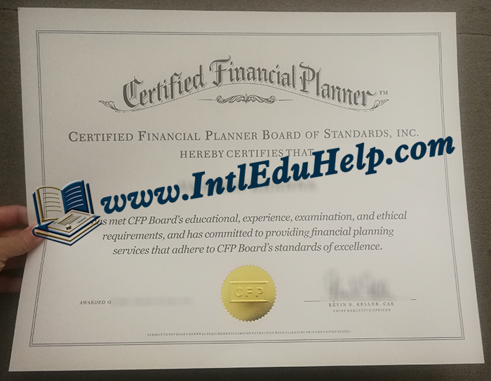 CFP certificate