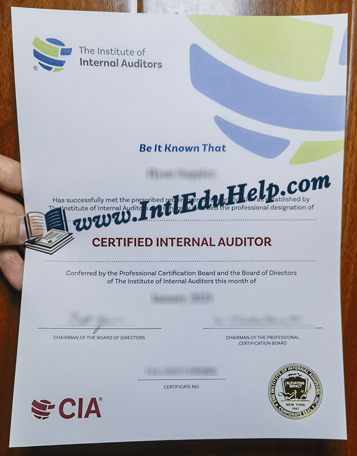 CIA certificate