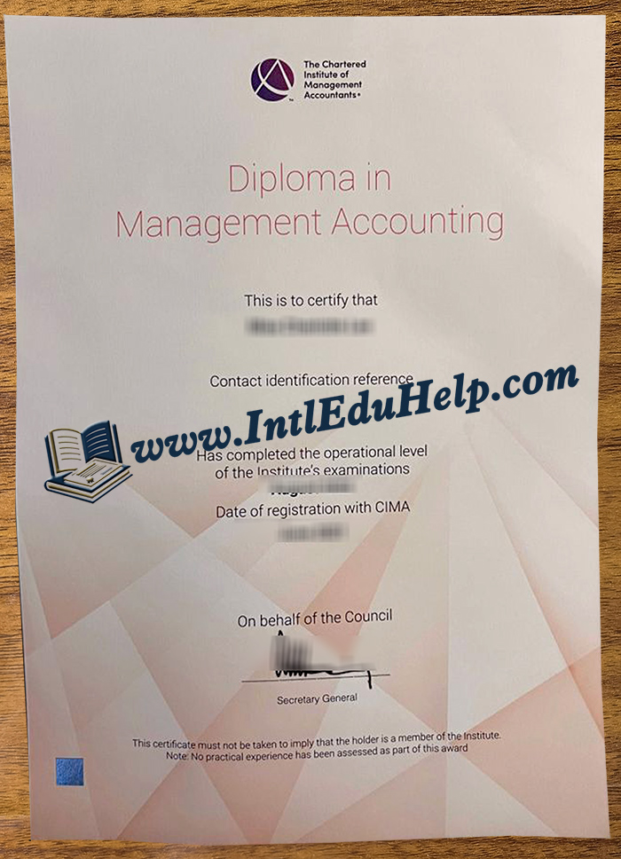 CIMA diploma