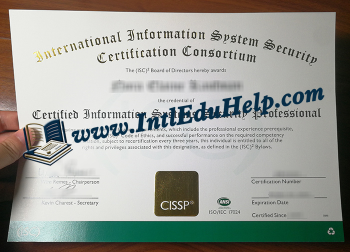CISSP certificate