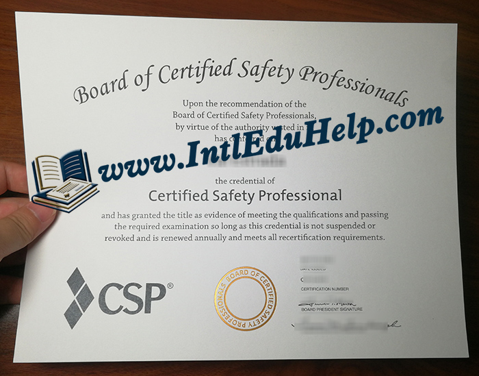 CSP certificate