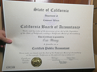 California CPA licence