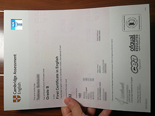 Cambridge FCE certificate