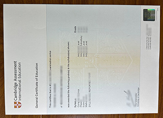 GCE certificate
