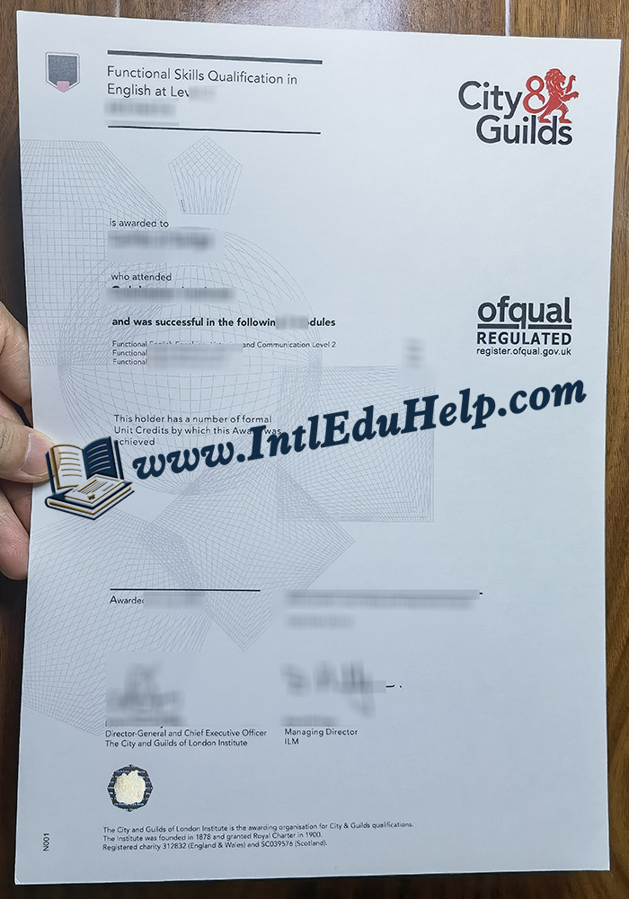 City & Guilds Skills Foundation Certificate