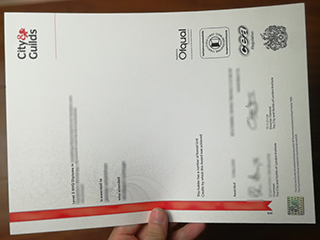 City & Guilds certificate