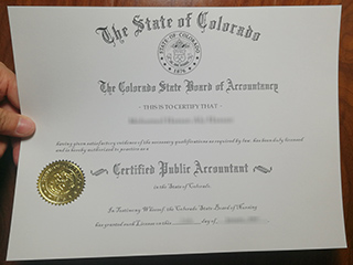 Colorado CPA license