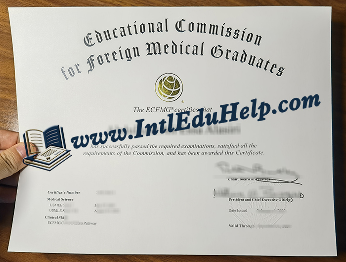 ECFMG certificate